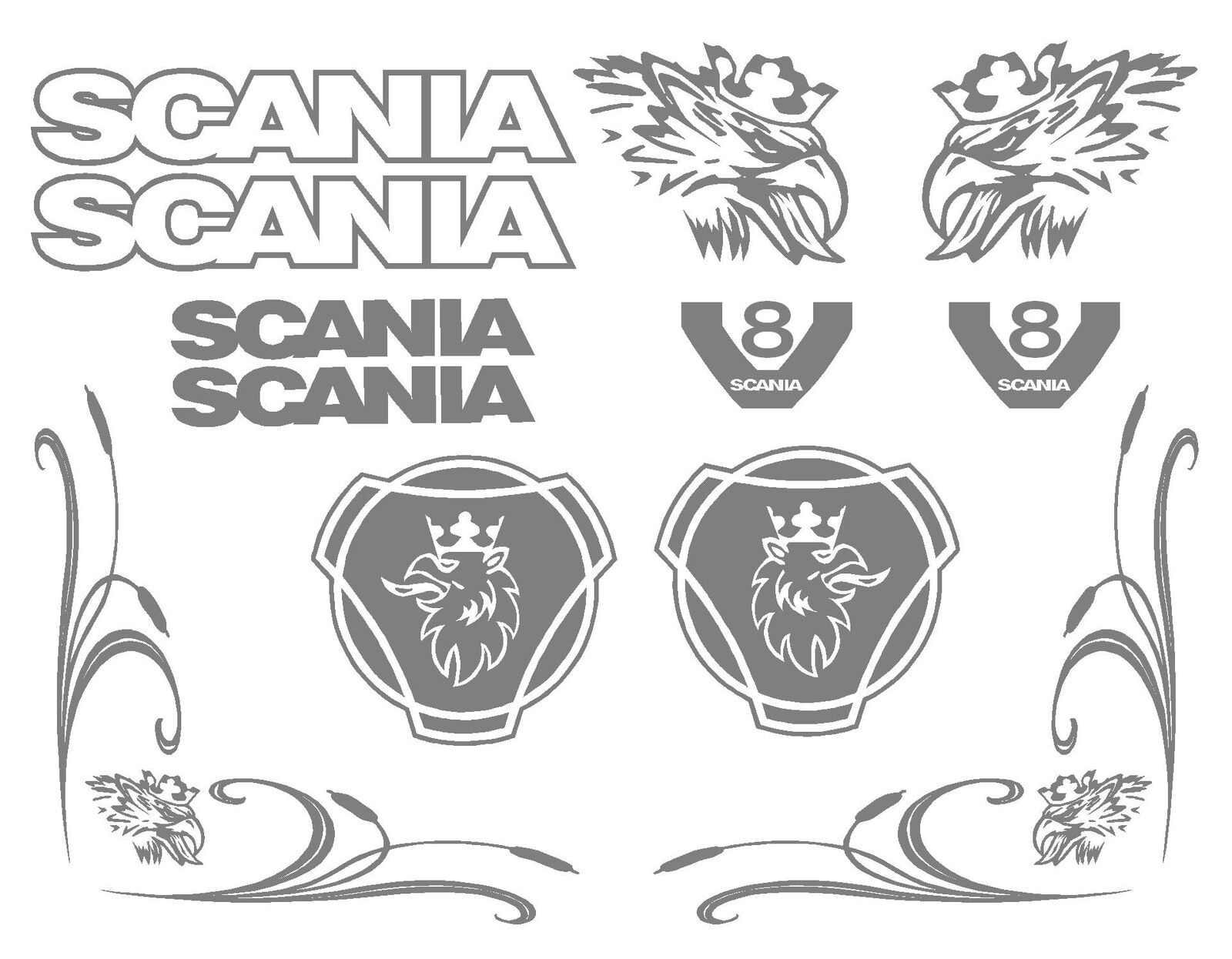 1Set Scania ƫ ƼĿ Ʈ Ʈ ƼĿ Į